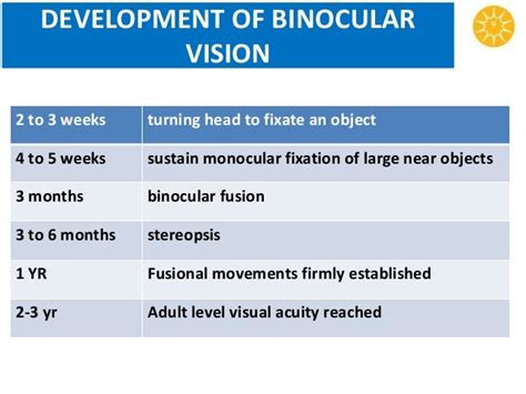 Binocular vision