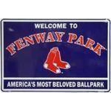 Welcome to Fenway Park Parking Sign