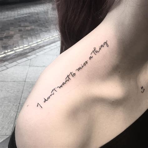 Song Lyric Tattoos Designs - LYRICE