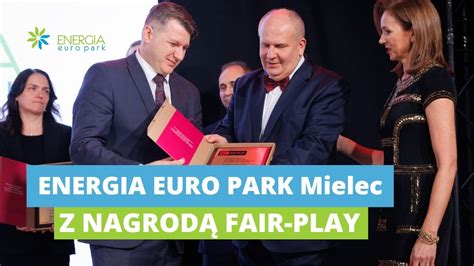 hej.mielec.pl TV: Nagroda Fair Play dla Energia Euro Park Mielec - YouTube