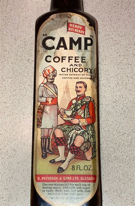 Vintage Bottle: Camp Coffee and Chicory; R. Paterson & Sons