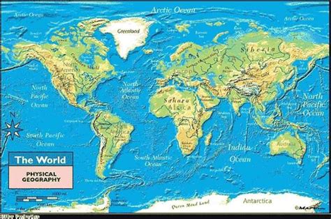 map of physical geography | Geography lesson plans, Physical geography ...