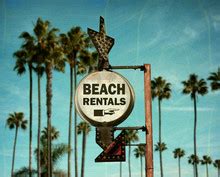 Beach Rental Sign Free Stock Photo - Public Domain Pictures