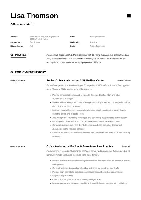 Office Assistant Resume + Writing Guide | 12 Resume TEMPLATES | 2019