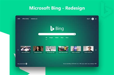 Microsoft Bing - Redesign :: Behance