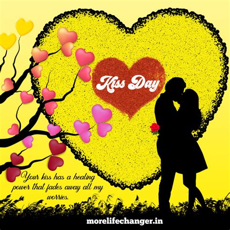 Happy Kiss Day Quotes with HD Images - More life changer