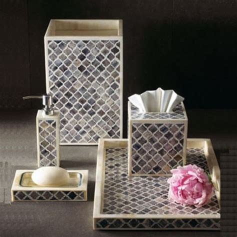 Shining Bone inlay Bathroom Set - United Trade World