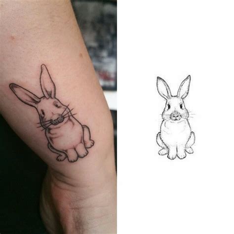 My tattoo! Bunny, Rabbit tattoo. So cute! (But I'm not in love with the actual tattoo) | Bunny ...