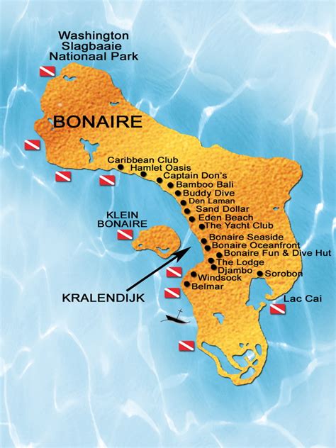 Mapa Bonaire