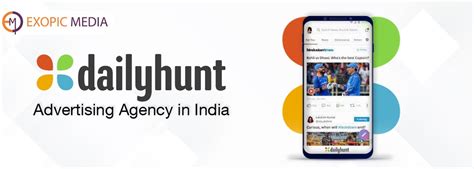 Dailyhunt Advertising Agency in India, News App Advertising Rates