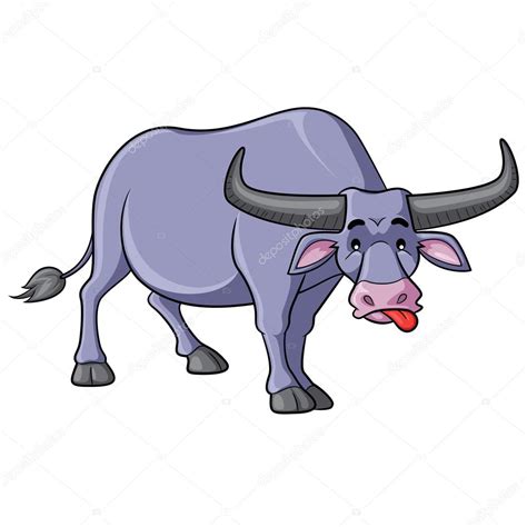 Carabao Black And White Clipart