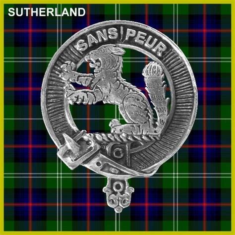 Sutherland Clan Crest Scottish Cap Badge CB02