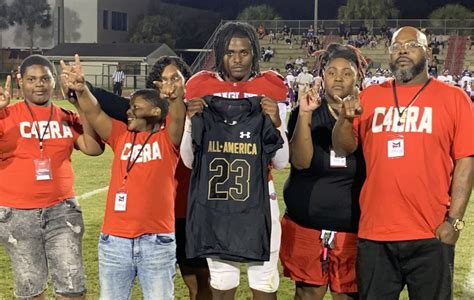 Texas commit CJ Baxter honored at halftime of Edgewater game - Sports ...