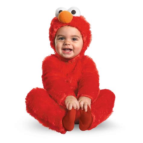 Halloween Toddler Sesame Street Elmo Deluxe Costume - 2T, Toddler Boy's, Red | Elmo costume ...