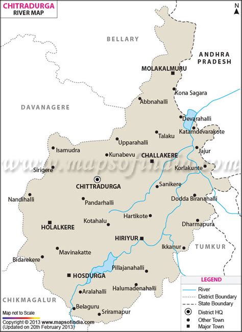 Chitradurga River Map