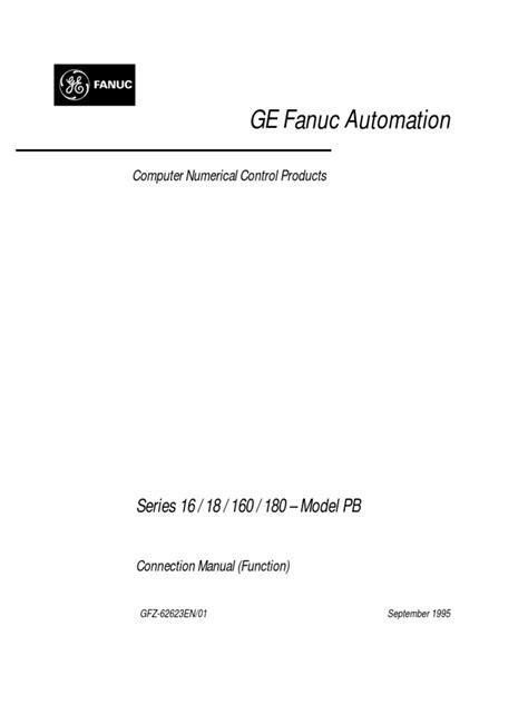 GE Fanuc Automation: Computer Numerical Control Products | PDF | Input/Output | Acceleration