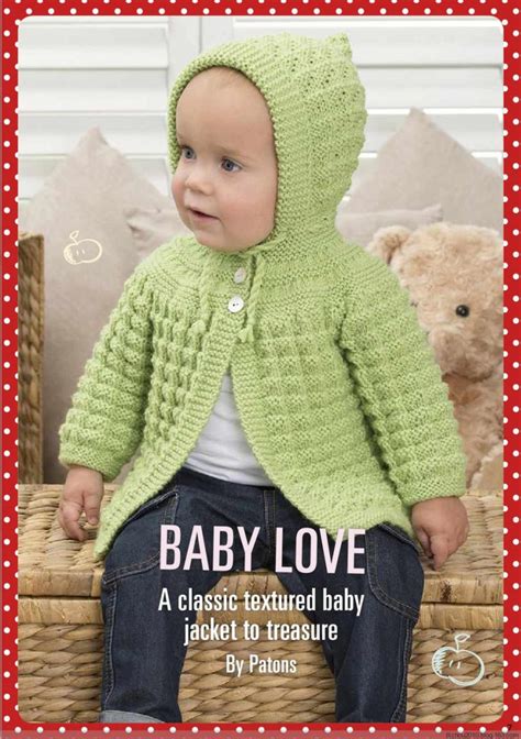 Classic Textured Baby Cardigan Pattern ~ Knitting Free