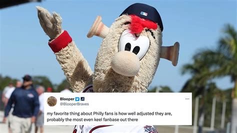 Phillies Fans Bully Atlanta Braves Mascot 'Blooper' Into Twitter Flame War | Know Your Meme