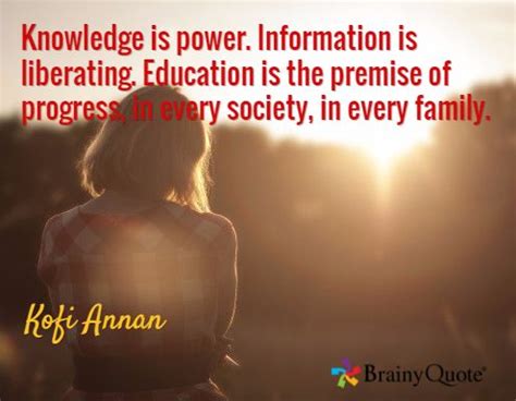 Kofi Annan Quotes | Information literacy, Research skills, College success