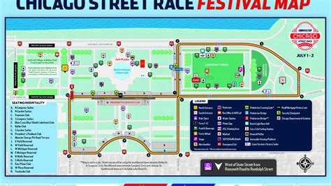 NASCAR 2024 Chicago Street Race Track Layouts, Map, Dates - SportsHistori