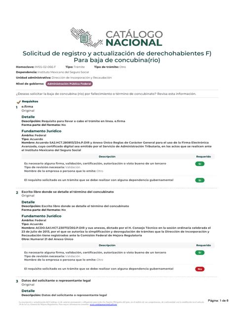 Trámite 10699 Homoclave IMSS-02-066-F | Descargar gratis PDF ...