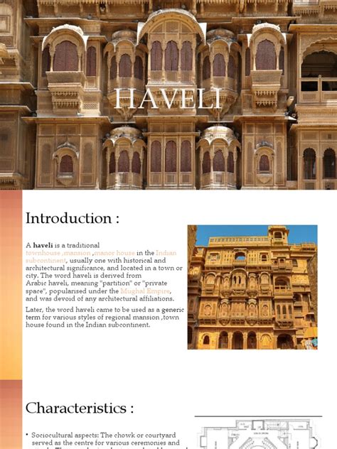 HAVELI | PDF | Architectural Design | Architecture