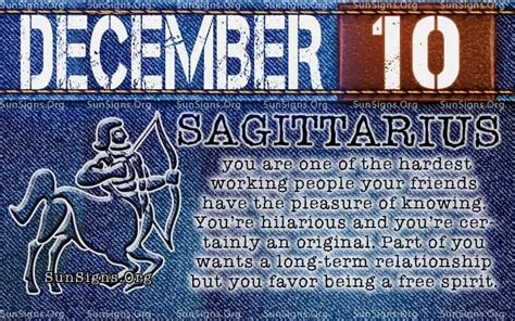 December 10 Zodiac Horoscope Birthday Personality - SunSigns.Org