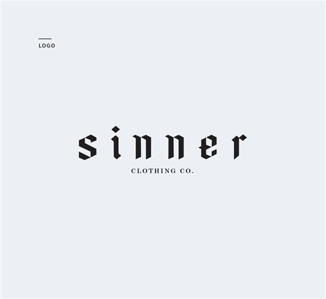 Sinner // Clothing co. :: Behance