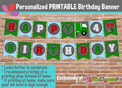 Garbage Truck Party Package PRINTABLE Party Package - Etsy