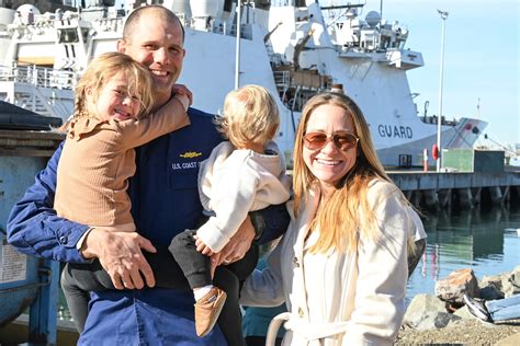 U.S. Coast Guard Cutter Waesche returns home after 89-day ...