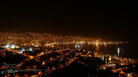 Photograph Valparaíso at night - Chile by alkaspm on 500px