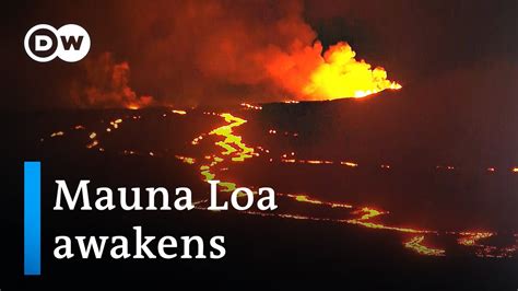 Mauna Loa volcano eruption threatens busy Hawaii highway | DW News - YouTube