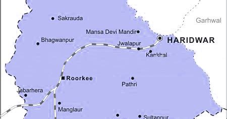 Rail-Map-india: Haridwar_railway_map