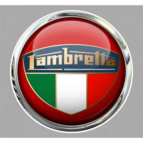 LAMBRETTA laminated decal - cafe-racer-bretagne.clicboutic.com