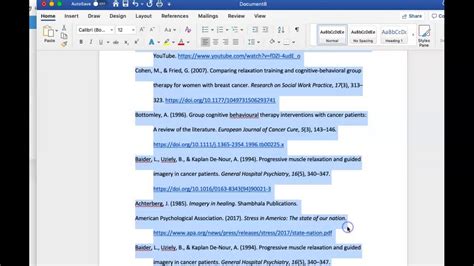 APA References Page: How to format in Hanging Indent and Alphabetize II Works cited II ...