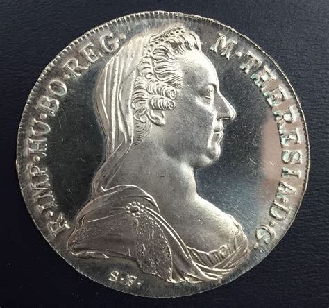 1780 AUSTRIAN THALER MARIA THERESA SILVER COIN | Silver coins, Coins ...