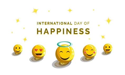 International Day Of Happiness Vector Art, Icons, and Graphics for Free ...