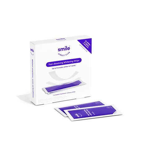 SmileDirectClub Pro Strength Hydrogen Peroxide Teeth Whitening Strips ...