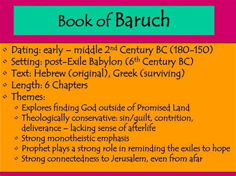 Book Of Baruch Summary - Https Galilee Churchwebsitepress Org Wp Content Uploads Sites 158 2020 ...