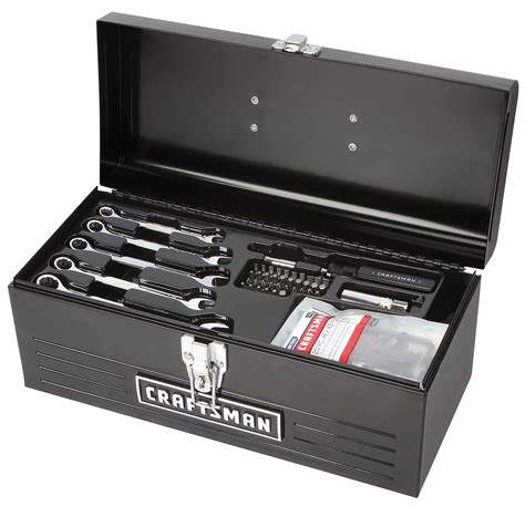 Craftsman 130-Piece Mechanic's Tool Set and 16-in Metal Toolbox