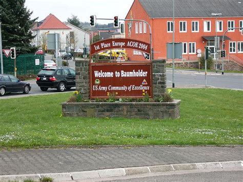 The Entrance to the Baumholder Base | Baumholder, Time in germany ...