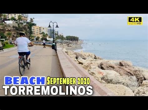 TORREMOLINOS BEACH WALKING TOUR IN SEPTEMBER 2020, Malaga, Costa Del ...