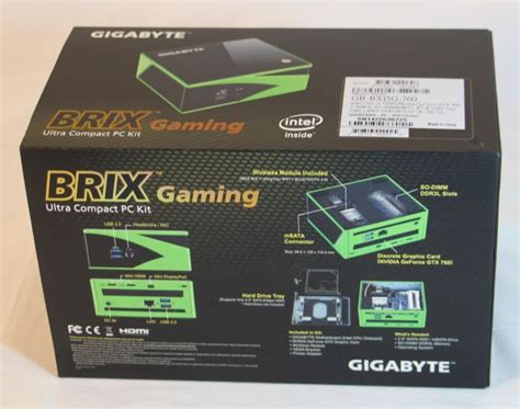 GIGABYTE BRIX GTX 760 Compact Gaming PC Kit Review (GB-BXi5G-760) | Geeks3D - Part 2