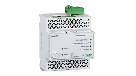 EGX150 | Schneider Electric Ethernet Gateway for PowerLogic Energy Meters, 2 Ports, PoE ...