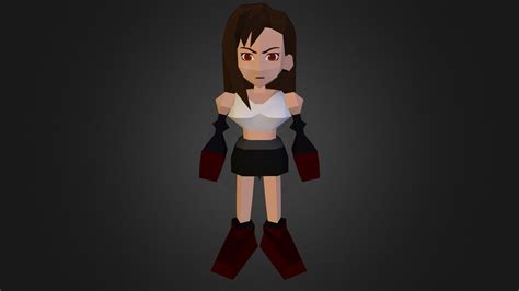 PS1 Low Poly Tifa Remake - 3D model by Alvar (@acanto) [ba8d3f8 ...