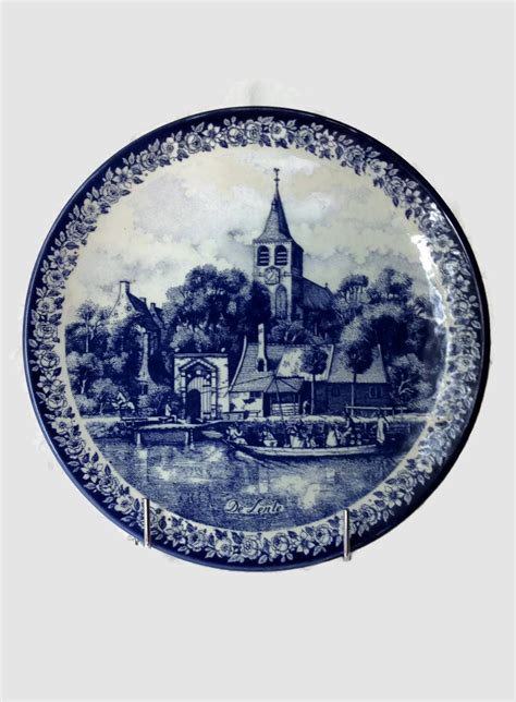 Delft Blue Plate Delft Platter Delft Pottery Charger