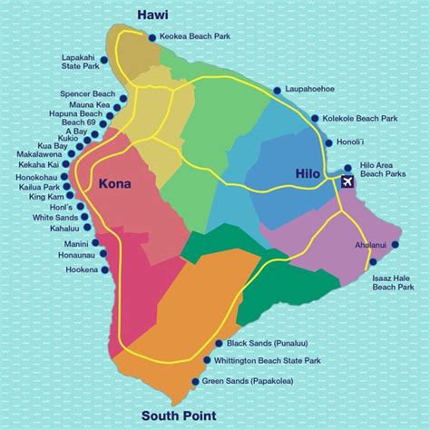 Hapuna Beach Map