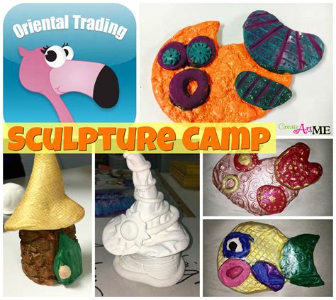 Sculpture Camp Air Dry Clay and Model Magic Projects - Create Art with ME