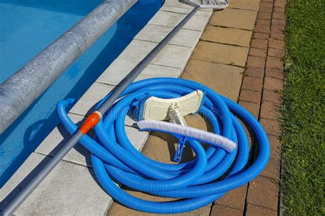 Cleaning Tools for Swimming Pool Stock Image - Image of outdoor, tools ...