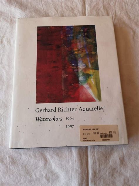 Gerhard Richter Aquarelle/Watercolors 1964 1997.. (405834327) ᐈ Köp på Tradera